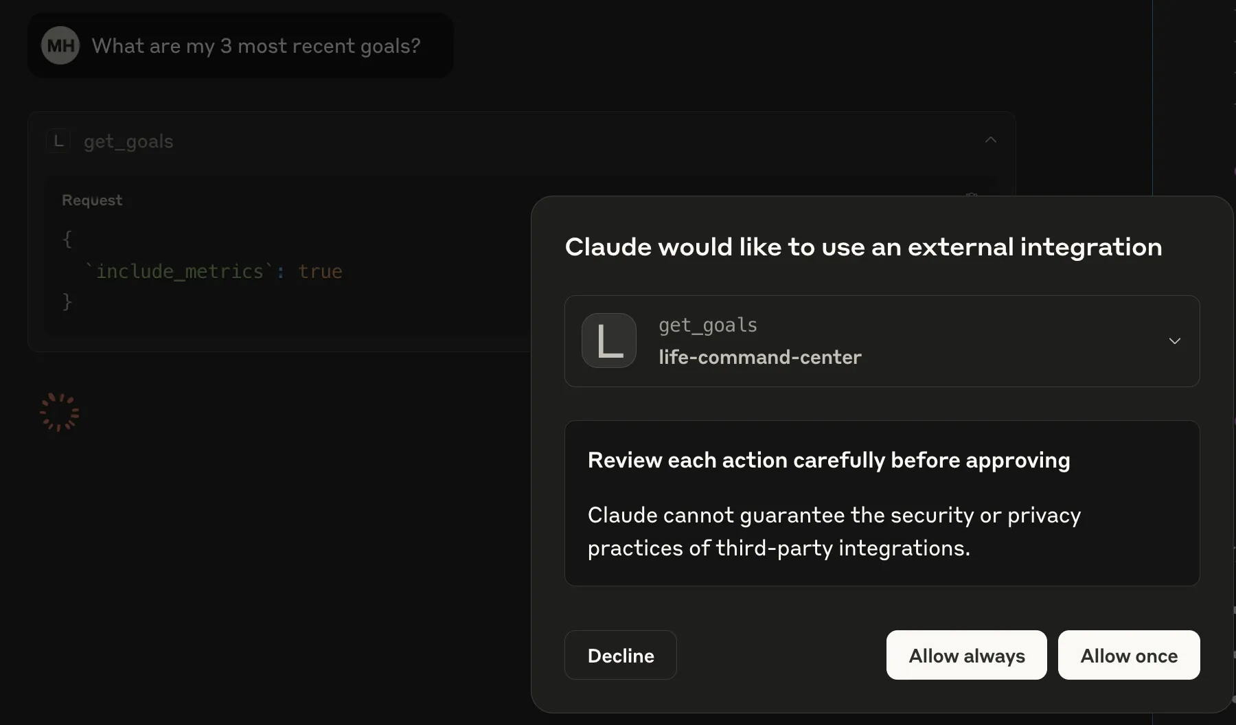 Claude MCP Integration